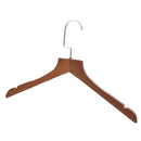 10 Pack Men Women Non Slip Wooden Hanger for Clothes Coats and Suit