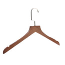 10 Pack Men Women Non Slip Wooden Hanger for Clothes Coats and Suit