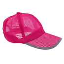 Men Women Summer Outdoor Adjustable Sport Runners Tennis Players Golfers Baseball Mesh Hat Running Visor Cap Rose