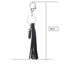 Fashionable Tassel Charms Key Charm Pendant Keychain Keyring Keyfob Phone Handbag Car Hanging Decoration Ornaments Gift Black