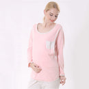 Women Girls Ladies Cotton Sleepwear Nightwear Long Sleeve Pajamas Set XXL Pink