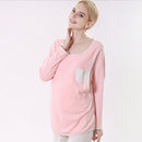 Women Girls Ladies Cotton Sleepwear Nightwear Long Sleeve Pajamas Set XXL Pink