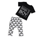 Set Of Baby Infant Fashionable Boy T-Shirt And Pants Clothes Outfit Multi-Color 100