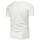 Men's Fashionable Short Sleeves Casual Graphic T-Shirt 2XL