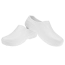 Pair Of Men Women Plastic Orthopedic Clogs Chef Nursing Occasion Strapless Shoes 37 White