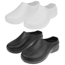Pair Of Men Women Plastic Orthopedic Clogs Chef Nursing Occasion Strapless Shoes 37 White