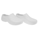 Pair Of Men Women Plastic Orthopedic Clogs Chef Nursing Occasion Strapless Shoes 40 White