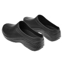 Pair Of Men Women Plastic Orthopedic Clogs Chef Nursing Occasion Strapless Shoes 40 Black