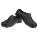 Pair Of Men Women Plastic Orthopedic Clogs Chef Nursing Occasion Strapless Shoes 40 Black