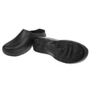 Pair Of Men Women Plastic Orthopedic Clogs Chef Nursing Occasion Strapless Shoes 41 Black