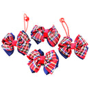 Set OF 4PCS Girls Cute Ribbon Bowknot Design Hair Clips Band Party Cosplay Fancy Dress Photography Props