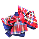 Set OF 4PCS Girls Cute Ribbon Bowknot Design Hair Clips Band Party Cosplay Fancy Dress Photography Props