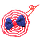 Set OF 4PCS Girls Cute Ribbon Bowknot Design Hair Clips Band Party Cosplay Fancy Dress Photography Props