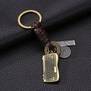 Retro Adornment Alloy Keyboard Design Keychain Women Handbag Purse Key Decor Ornaments Gift