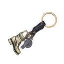 Retro Adornment Alloy Keyboard Boots Design Keychain Women Handbag Purse Key Decor Ornaments Gift