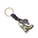 Retro Adornment Alloy Keyboard Boots Design Keychain Women Handbag Purse Key Decor Ornaments Gift