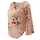 Women Girls Ladies Summer Casual Floral Print Off Shoulder Top Clothing Accessory XL