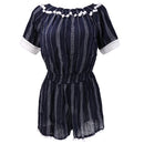 Women Ladies Girls Summer Casual Jumpsuit Off Shoulder Playsuit