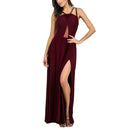 Women Girls Ladies Long Split Side Beach Dress Outfit L Rose