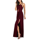 Women Girls Ladies Long Split Side Beach Dress Outfit M Black