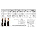 Women Girls Ladies Long Split Side Beach Dress Outfit XL Black