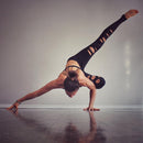 Women Fashionable Elastic High Waist Breathable Soft Running Yoga Pants Gym Fitness Cut Out Ripped Pants XL