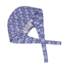 Men Women Lace Up Cotton Fashionable Soft Comfortable Wear Breathable Sweat Absorbent Cap Bouffant Beauty Scrub Cap One Size 2