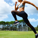 Womens Soft Comfortable Mesh Stretchy Workout Sportswear Tight Fit Yoga Running Cycling Leggings Pants Black S