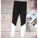 Womens Soft Comfortable Mesh Stretchy Workout Sportswear Tight Fit Yoga Running Cycling Leggings Pants White L