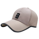 Men Women Fashionable Outdoor Sports Comfortable Wear Snapback Baseball Cap Outdoor Sports Mesh Hat Beige