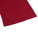 Kids Boys Fashionable Adjustable Waistline Convenient Wear Capri Short Pants Casual Knee Cotton Pants Wine Red 140 Size