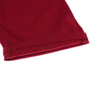 Kids Boys Fashionable Adjustable Waistline Convenient Wear Capri Short Pants Casual Knee Cotton Pants Wine Red 120 Size