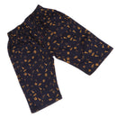 Kids Boys Fashionable Adjustable Waistline Convenient Wear Capri Short Pants Casual Knee Cotton Pants Dark Blue 140 Size