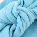 Baby Girls Photography Photo Props Turban Elastic Bow Knot Headband Headwear Hair Decor Accessories Blue