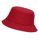 Mens Women Outdoor Summer Wear Fashionable Cotton Fishing Hunting Summer Bucket Cap Hat Red