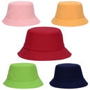 Mens Women Outdoor Summer Wear Fashionable Cotton Fishing Hunting Summer Bucket Cap Hat Red