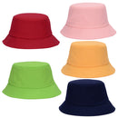 Mens Women Outdoor Summer Wear Fashionable Cotton Fishing Hunting Summer Bucket Cap Hat Red