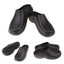 Pair Of Men Women Slip Resistant Orthopedic Clogs Nurse Chef Strapless Shoes Black 37