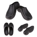 Pair Of Men Women Slip Resistant Orthopedic Clogs Nurse Chef Strapless Shoes Black 38