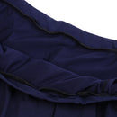 Women Girls Fashionable Comfortable Wear Off-Shoulder Short Sleeves Ruffled Romper Bodysuit Jumpsuit Dark Blue Size S