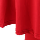 Women Girls Fashionable Comfortable Wear Off-Shoulder Short Sleeves Ruffled Romper Bodysuit Jumpsuit Red Size XL