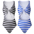 Women Girls Fashionable Bowknot Front Design Summer Bikini Swimwear Swim Clothing Set Black S