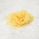 Kids Baby Photography Prop Lace Charms Blankets Baby Photoshoot Accessory Birthday Gift Yellow