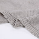 Baby Toddler Bedding Knitted Fox Blanket Soft Crochet Blanket Swaddling Wrap