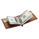 Vintage PU Leather Bifold Wallet ID Credit Card Holder Anti-magnetic for Men