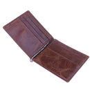 Vintage PU Leather Bifold Wallet ID Credit Card Holder Anti-magnetic for Men