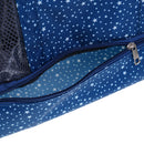 Girls Waterproof Wet Clothes Beach Bag Tote Diaper Gym HandBag Tote with Shoes Compartment Blue