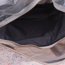 Girls Waterproof Wet Clothes Beach Bag Tote Diaper Gym HandBag Tote with Shoes Compartment White