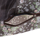 Womens Floral Waterproof Dry and Wet Clothes Beach Bag Tote Diaper Gym HandBag Tote Brown
