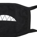 Unisex Antidust Mask Cute Anime Features Muffle Mouth Mask Wide Teeth